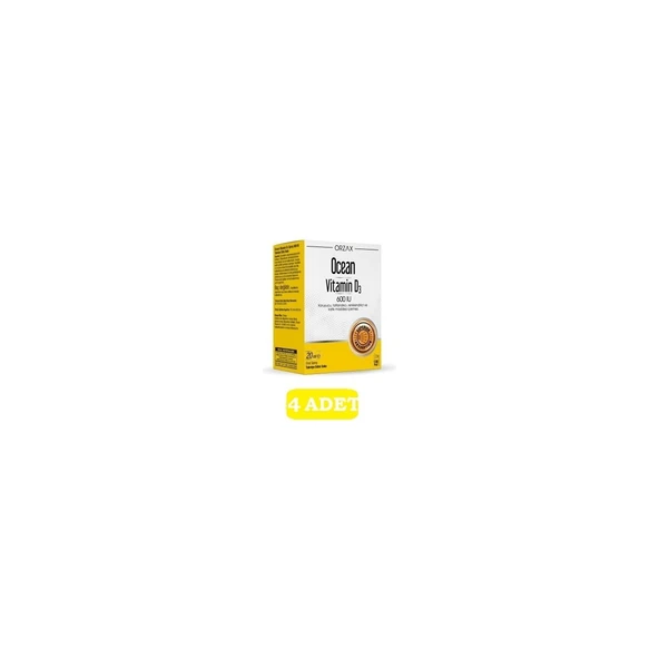 Ocean Vitamin D3 600 Iu 20 ml Sprey*4 Adet ürün görseli 1