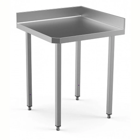 Electrolux Professional Köşe Tip Çalışma Tezgahı, Sırtlı, Demonte - 700 Mm CTUD7N ürün görseli 1