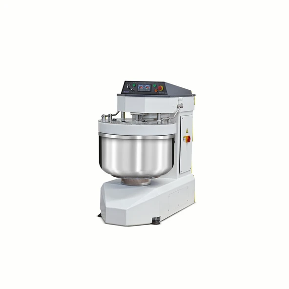 Dirmak ISM 200-32S CR Spiral Hamur Yoğurma Makinası 200 Lt Kazan İki Yönlü Kazan 80 Kg Un Kapasiteli  İki Devirli İki Yöne Dönen Kazan Krom Gövde 380v/3p/50hz ürün görseli 1