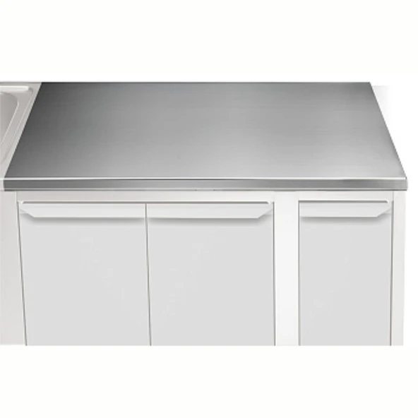 Electrolux Professional Üst Tabla, Sırtsız, 1100 Mm, 1,5 Mm Kalınlıkta Üst Tabla 18 Mm Kalınlığında Ses Sönümlendirici Malzeme Ve Ayrıca 2 Paslanmaz Kayıtla Güçlendirilmiştir - Modular Line TPLA11 ürün görseli 1