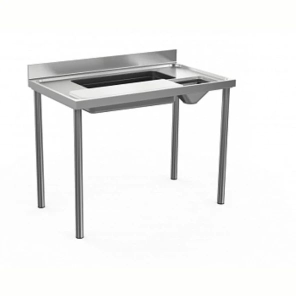 Electrolux Professional Sebze Hazırlık/yıkama Tezgahı, Polietilen Kesme Tahtası, 1 Hazne, Sıyırma Hunisi, Sırtlı - 1200 Mm TLV1210PN ürün görseli 1
