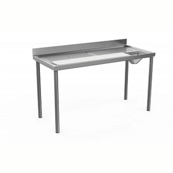 Electrolux Professional Et Ve Balık Hazırlık/yıkama Tezgahı, Delikli Ve Çıkarılabilir, Bıçak Tutacağı, Polietilen Kesme Tahtası, Drenaj, Sıyırma Hunisi, Sırtlı, 1600mm TLC1600EN ürün görseli 1