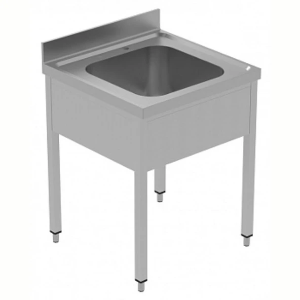 Electrolux Professional Tek Evyeli Tezgah, Evyesi 600x500 Mm, 700 Mm, Plus GLG716E ürün görseli 1