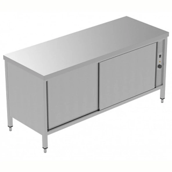 Electrolux Professional Sıcaklık Dolabı, 1 Ara Raf Ve 2 Kayar Kapılı, Fanlı Isıtma, Sırtsız - 1800 Mm, Plus GTC1800E ürün görseli 1