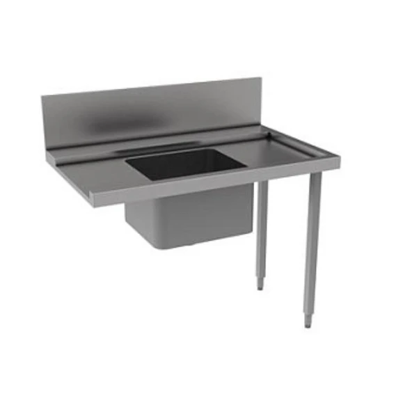 Electrolux Professional Bulaşık Giriş Tezgahı, Tek Evyeli (500x400 Mm), Giyotin Tip Bulaşık Makinesi İçin, Filtreli, Sağdan Sola - 1200 Mm PTSBHT12R ürün görseli 1