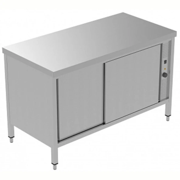 Electrolux Professional Sıcaklık Dolabı, 1 Ara Raf Ve 2 Kayar Kapılı, Fanlı Isıtma, Sırtsız - 1400 Mm, Plus GTC1400E ürün görseli 1
