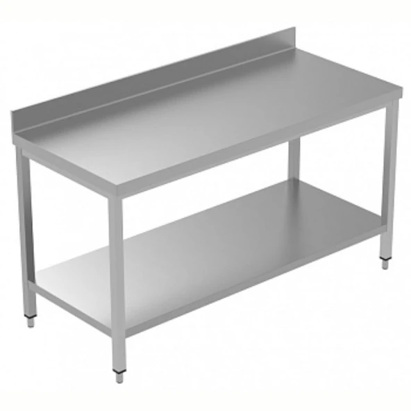 Electrolux Professional Sırtlı Çalışma Tezgahı, Taban Raflı - 1600 Mm, Plus LSGTG1610E ürün görseli 1