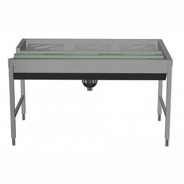 Electrolux Professional Otomatik Bulaşık Kabul Tezgahı, 3 Sepetlik, Sağdan Sola - 1620 Mm HSAS3RL ürün görseli 1