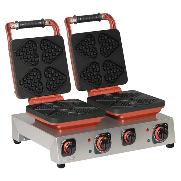 Omake WFL21.E22 Waffle Makinesi Çubuklu Kalp ürün görseli 1