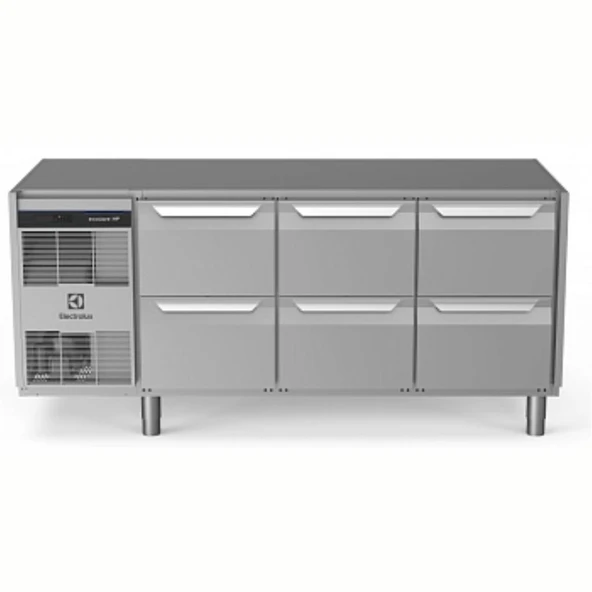 Electrolux Professional Endüstriyel Soğuk Tezgah 6 Çekmeceli 440 Lt EH3H7BBB ürün görseli 1