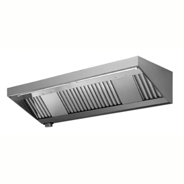 Electrolux Professional 304 Stainless Steel Wall Hood With Filters And Exhauster AMPV720DT ürün görseli 1