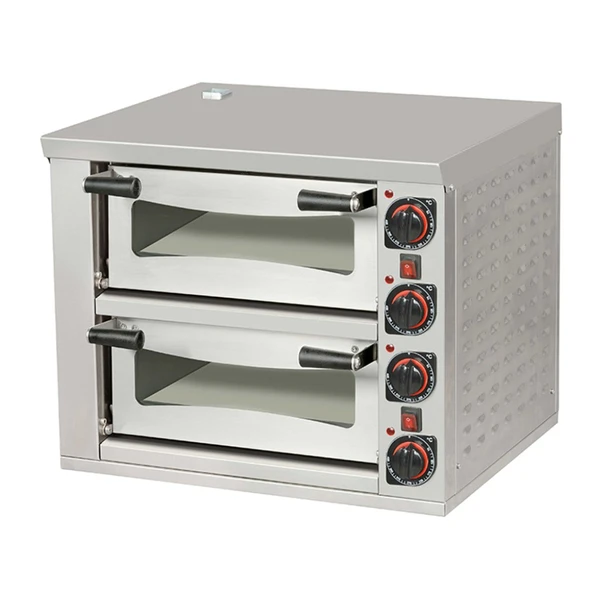 Omake FPZ01.E21 U50 Elektrikli 2 Katlı Pizza Fırını 52x52 ürün görseli 1