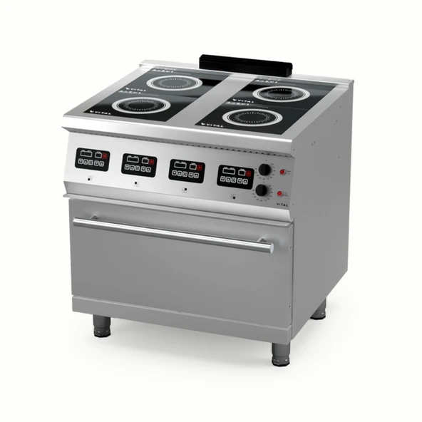 Vital  IKF7020 VITAL IKF7020 4 BÖLMELİ İNDÜKSİYON ELEKTRİKLİ FIRINLI OCAK ürün görseli 1