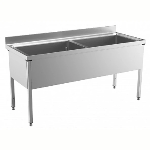 Electrolux Professional Yıkama Tezgahı, 2 Evyeli (800x510x340mm), 1800mm VLP1802SPN ürün görseli 1