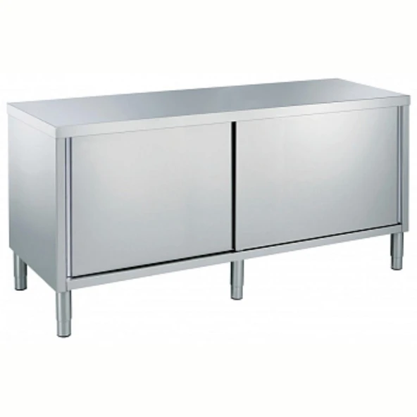 Electrolux Professional Dolaplı Çalışma Tezgahı, 1 Ara Raflı, 2 Kayar Kapılı - 2000 Mm MTN2000PN ürün görseli 1