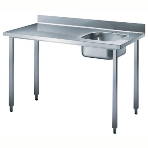 Electrolux Professional Şef Çalışma Tezgahı, Sırtlı, Evyeli (sağda) - 1200 Mm BTD12R7N ürün görseli 1