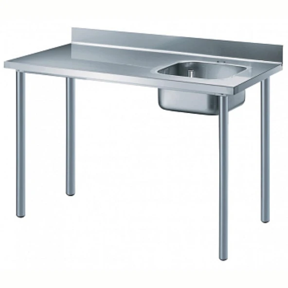 Electrolux Professional Özel Şef Çalışma Tezgahı, Sırtlı, 1 Evye (sağda) - 1400 Mm TL1410DXEN ürün görseli 1