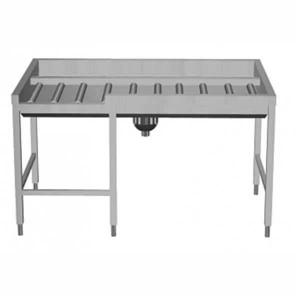 Electrolux Professional Manuel Ayrıştırma Tezgahı, 3 Sepetli, Önden Bağlantı, Soldan>sağa, 1620 Mm HSMSF3LR ürün görseli 1