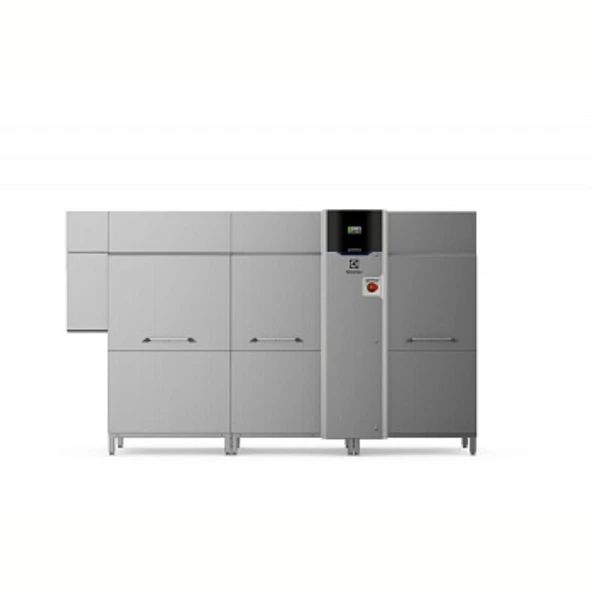 Electrolux Professional Konveyörlü Bulaşık Makinası Çoklu Durulamalı, 250 Sepet/saat EMR25NELEW ürün görseli 1