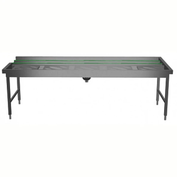 Electrolux Professional Otomatik Bulaşık Kabul Tezgahı, 4 Sepetlik, Sağdan Sola - 2130 Mm HSAS4RL ürün görseli 1
