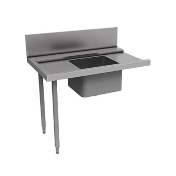 Electrolux Professional Bulaşık Giriş Tezgahı, Tek Evyeli (500x400 Mm), Giyotin Tip Bulaşık Makinesi İçin, Soldan Sağa - 1200 Mm PTSBHT12L ürün görseli 1