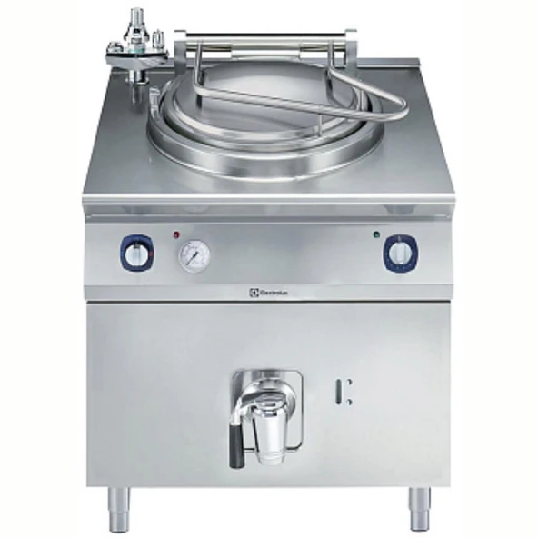 Electrolux Professional 60 Lt Elektrikli Silindirik Kaynatma Kazanı, Aısı316, İndirek Isıtmalı, Basınç Sviçli - 800 Mm E9BSEHINF0 ürün görseli 1