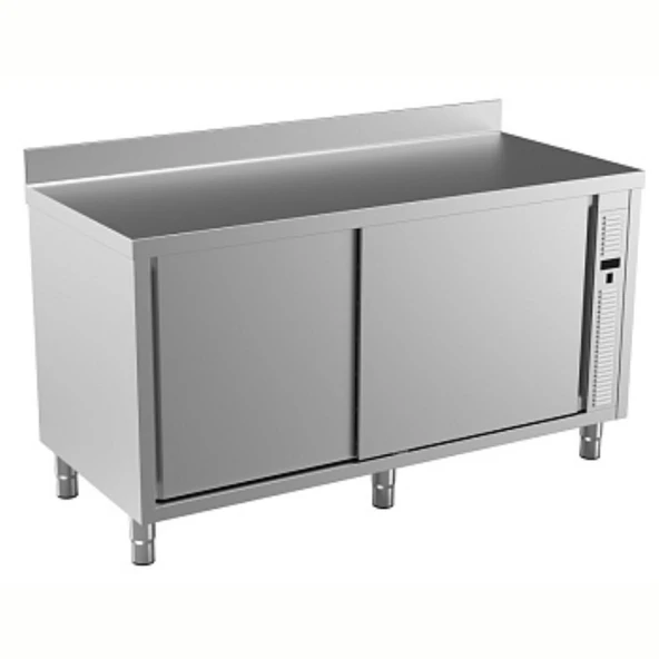 Electrolux Professional Sıcaklık Dolabı, 1 Ara Raf Ve 2 Kayar Kapılı, Fanlı Isıtma, Sırtlı - 1400 Mm MTC1410PN ürün görseli 1
