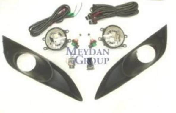 Toyota Auris 2007-2010 Sis Lambası Sağ - Sol Set (Role - Düğme - Tesisat - Çerçeve İle Birlikte)(Esuse) (Adet) (Oem No:8 ürün görseli 1