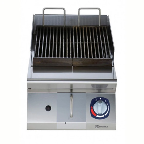 Electrolux Professional Endüstriyel Powergrill-gazlı Set Üstü Hp Barbekü, Pişirme Yüzeyinde Max.350°c Sıcaklık, Çift Taraflı Döküm Izgaralı, Radyan Isıtma, Paslanmaz Brulörlü - 400 Mm E7GRGDGC0P ürün görseli 1