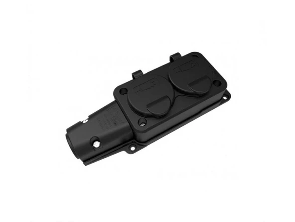 Bemis 1X16A 220V Kauçuk İkili Grup Priz ürün görseli 1
