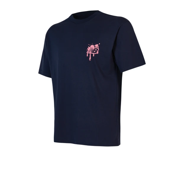 New Balance   NB Lifestyle Men Tshirt Erkek Lacivert T-Shirt - MNT1649 ürün görseli 1