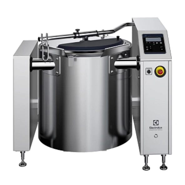Electrolux Professional Elektrikli Kaynatma Kazanı, Variomix 150 Lt, Ayaklı, Kapaklı, Gıda Sensörlü, Otomatik Su Doldurma Ve Seviye Kontrollü. Y=600 SM6V150F ürün görseli 1