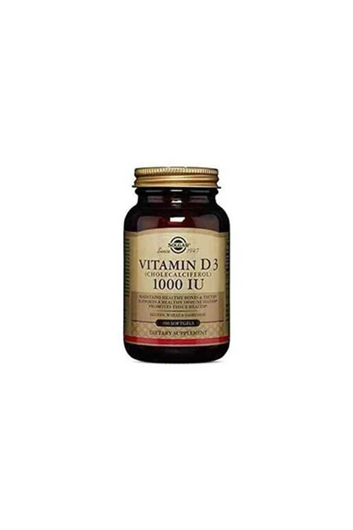 Solgar Vitamin D3 1000 Iu 100 Tablet ürün görseli 1