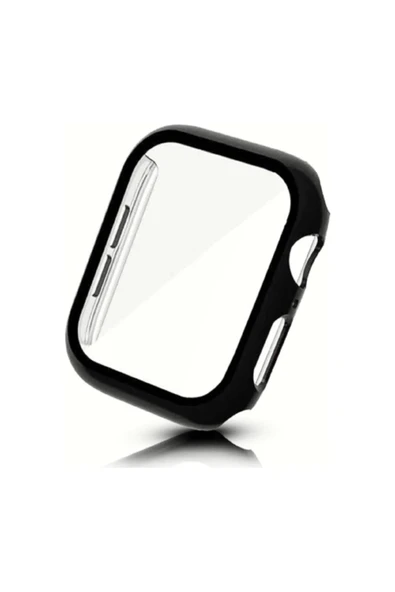 Apple Watch Ekran Koruyucu Kasa 38mm Full 360 Derece Koruma Kapak Siyah ürün görseli 1