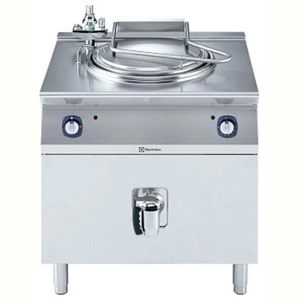 Electrolux Professional Endüstriyel 60 Lt Elektrikli Kaynatma Kazanı, Aısı316, İndirek Isıtmalı, Basınç Sviçli, Cekete Otomatik Su Doldurma, Derinlik 730 Mm - 800 Mm E7BSEHINFR ürün görseli 1