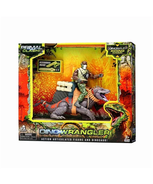 Lanard Toys Primal Clash Dinozor Savaşçıları 70741 Trimetrodon ürün görseli 1