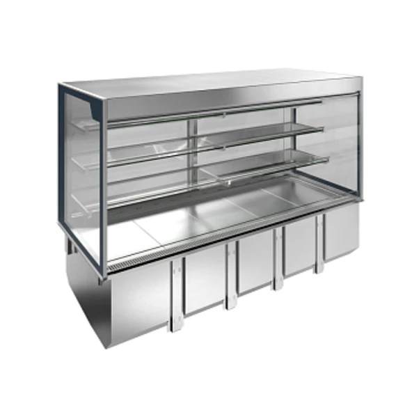 Electrolux Professional Soğutmalı Teşhir Üniteli, Kare, Orta Servis - 4 Saat (5 Gn Tepsi Kapasiteli) D15R5 ürün görseli 1
