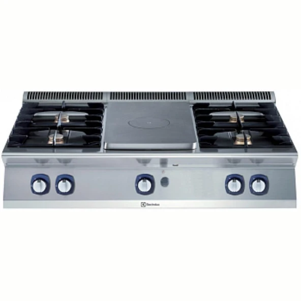 Electrolux Professional Endüstriyel Gazlı Set Üstü Kapalı Ateş Ocak Derinlik 730 Mm - 1200 Mm E7STGL5000 ürün görseli 1