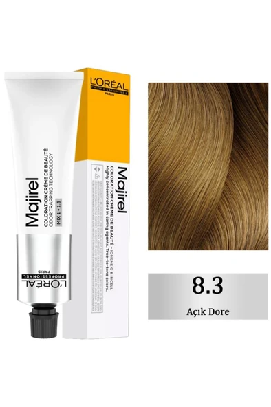 Loreal Professional Majirel 8.3 Açık Kumral Dore 60 ml Saç Boyası ürün görseli 1