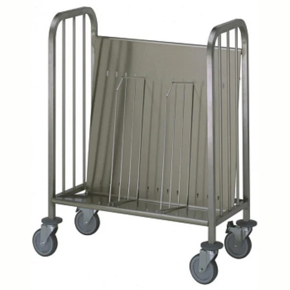 Electrolux Professional 1 Taraflı Tabak Arabası, 150 Tabaklık, Yükseklik=935 Mm PTR150H ürün görseli 1