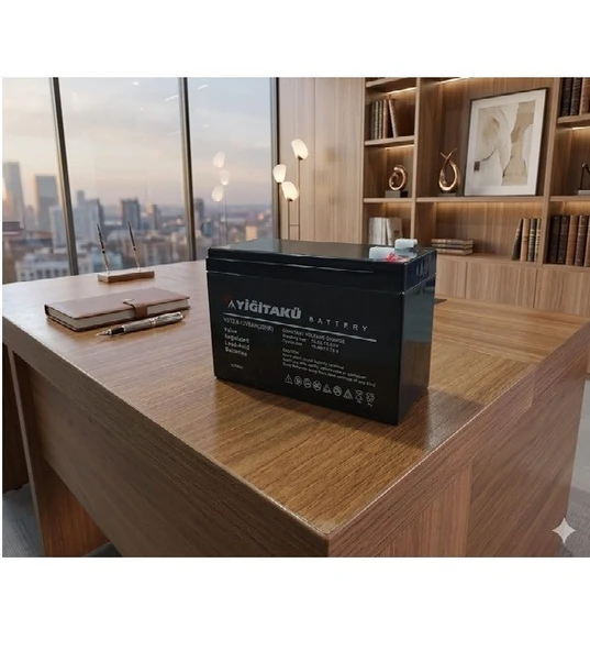 YİĞİT12V 9Ah AGM AKÜ  Ebatlar: 150x65x90mm  2026 ÜRETİM ürün görseli 1