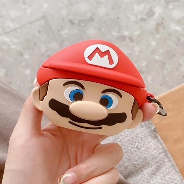 Airpods Pro 2.nesil Kılıf Cartoon Figürlü Silikon Crtn-fgr-spr-mro ürün görseli 1