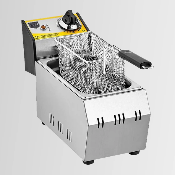 Remta R90 3 lt Tekli Kapaklı Elektrikli Fritöz 2500 W ürün görseli 1