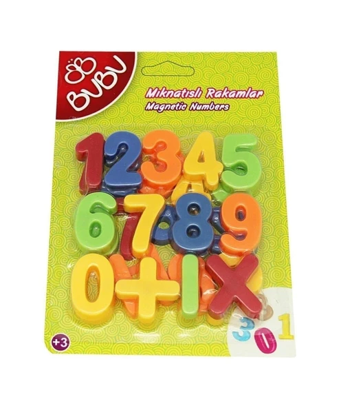 Bubu Mıknatıslı Rakam 25 Parça Bubu00083 ürün görseli 1