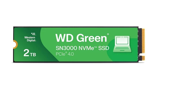 Wd 2TB Green SN3000 M.2 NVMe 5.000 MB-4.000 MB WDS200T4G0E Ssd Disk ürün görseli 1