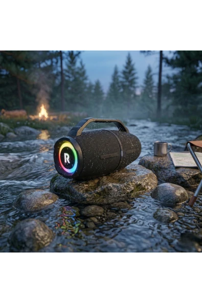 ROBX R81 Hoparlör Bluetooth 10.000 Mah Geliştirilmiş 4 Adet Hoparlörlü Usb Oux 5v Girişli Ip67 ürün görseli 1