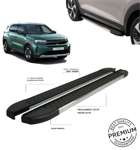 Opel Frontera 2024 2025 2026 2027 Araca Özel Yan Basamak ürün görseli 1
