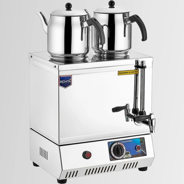 Remta EP05 40 Model Çift Demlikli Elektrikli Pleytsiz Çay Ocağı - Kahveci Takımı 28 lt 2000 W ürün görseli 1