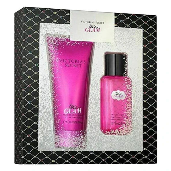 Victoria's Secret Tease Glam Fragrance Mist 75 ml + Lotion 100 ml Kadın Parfüm Seti ürün görseli 1