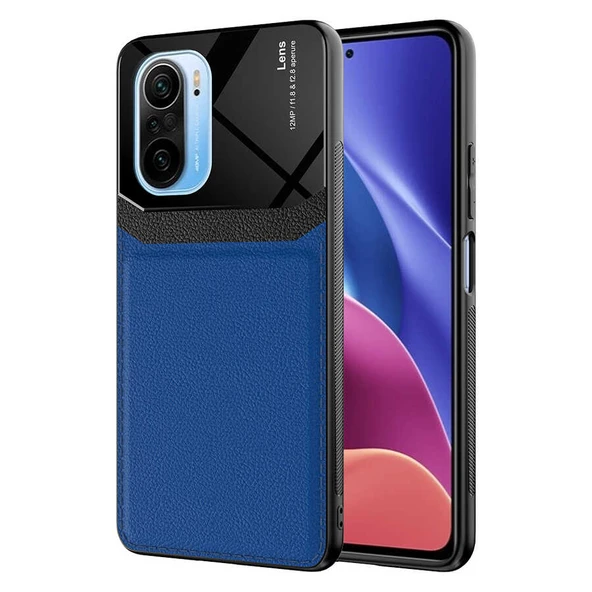 Xiaomi Mi 11İ Kılıf Deri Görünümlü Tasarım Sert Arka Kapak ürün görseli 1